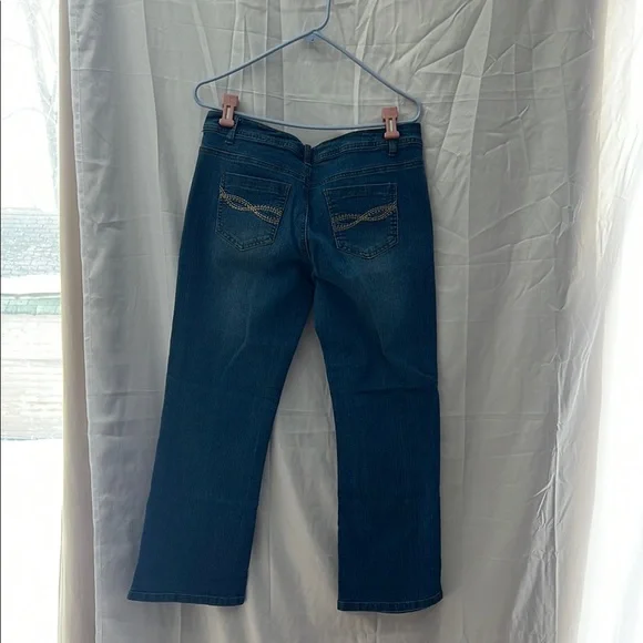 NRJ Blue Boot Cut Jeans Classic Denim Style - Picture 5 of 5